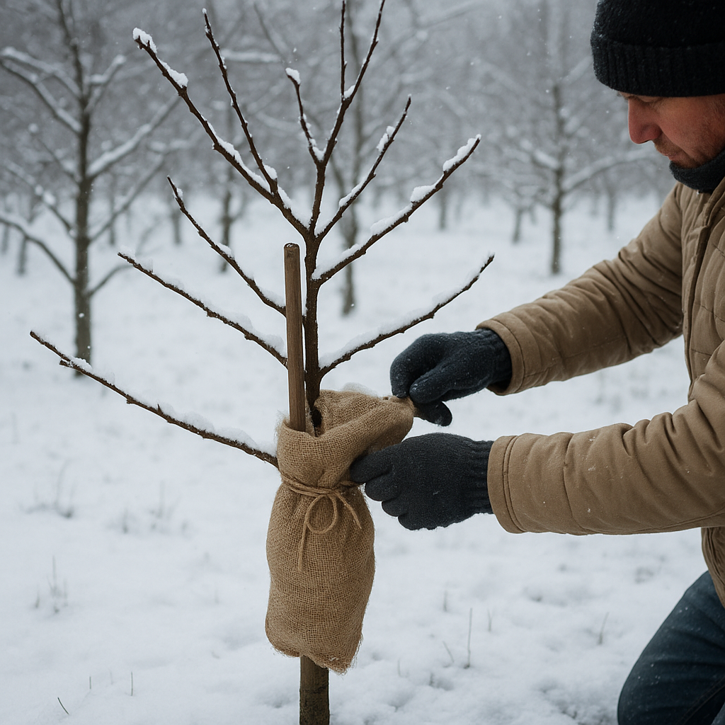 Jak dbać o drzewka owocowe w zimie, by nie przemarzły?