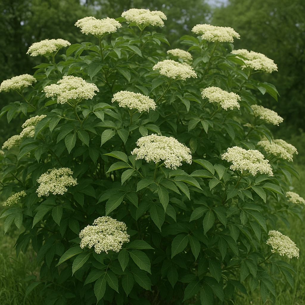 Krzew Bez czarny – Sambucus nigra