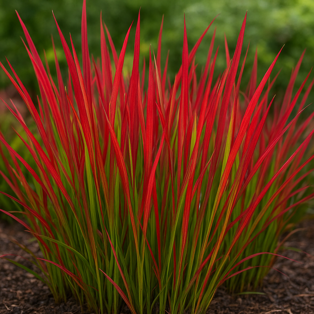Imperata cylindryczna ‘Red Baron’ – Imperata cylindrica ‘Red Baron’ – trawa ozdobna