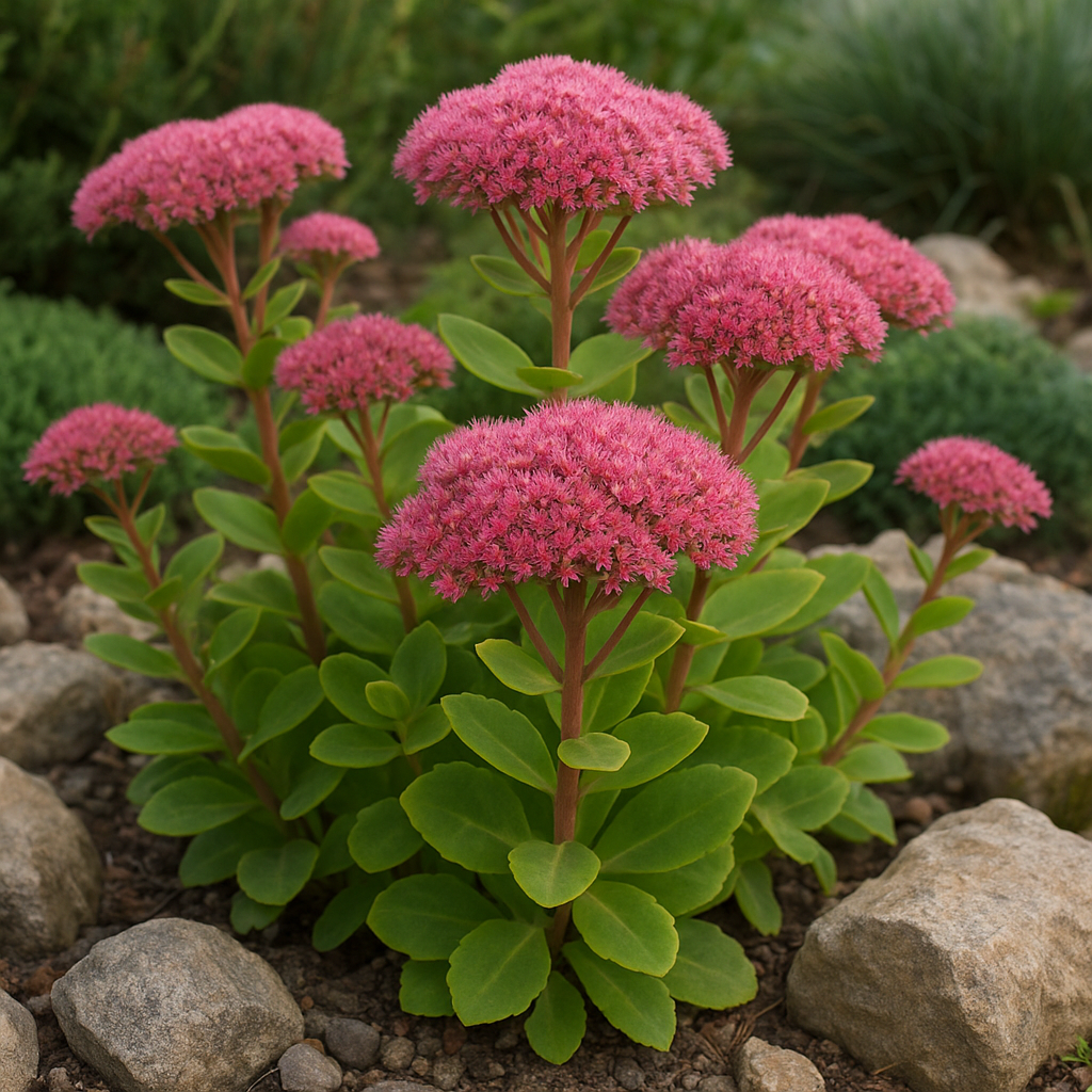 Rozchodnik okazały – Hylotelephium spectabile – roślina skalna