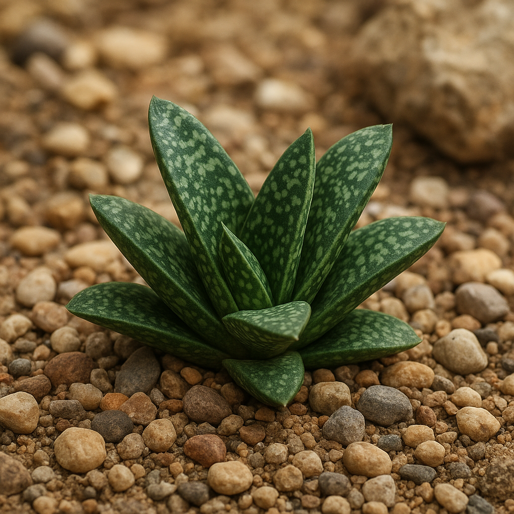 Gasteria karłowata – Gasteria bicolor var. liliputana – roślina skalna