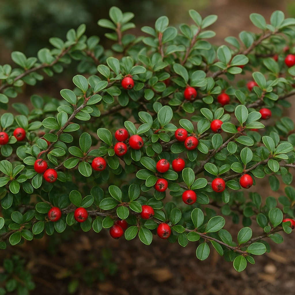 Krzew Irga pozioma – Cotoneaster horizontalis