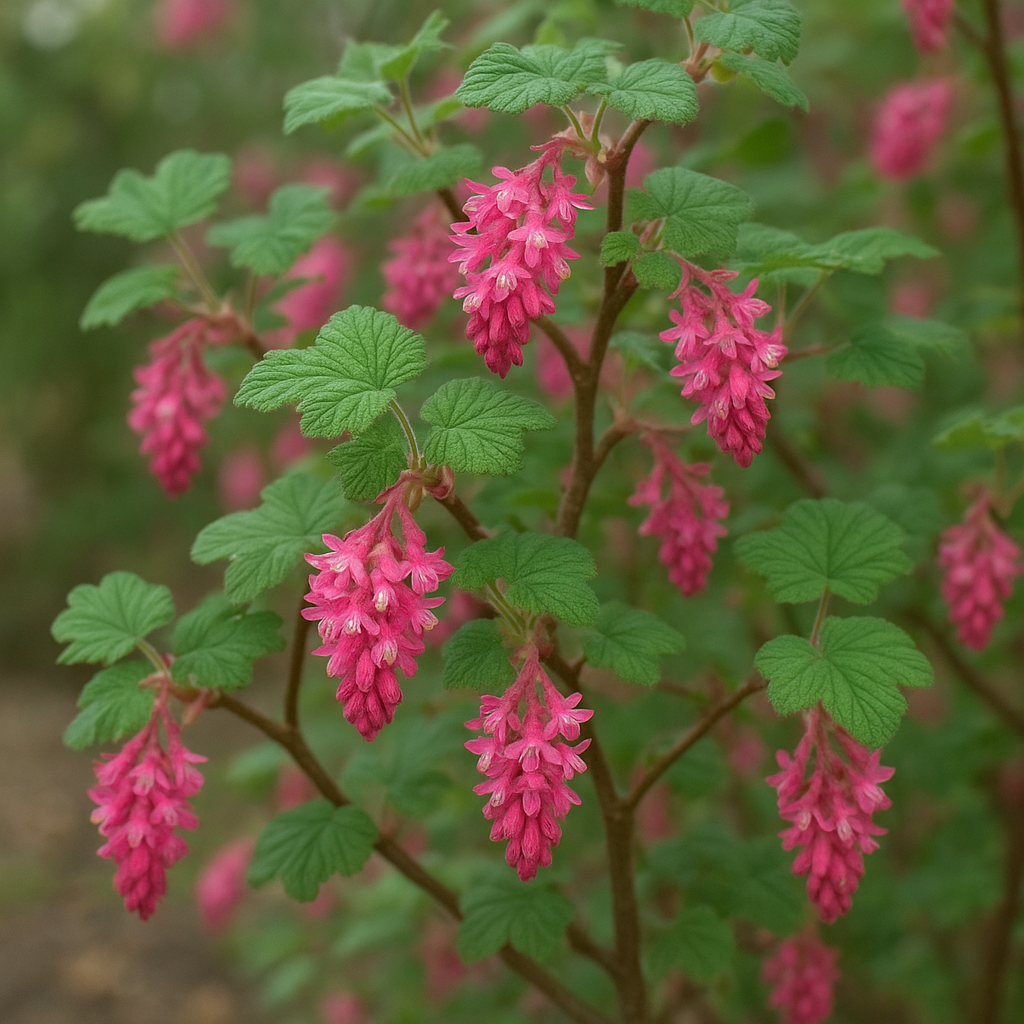 Krzew Porzeczka krwista – Ribes sanguineum
