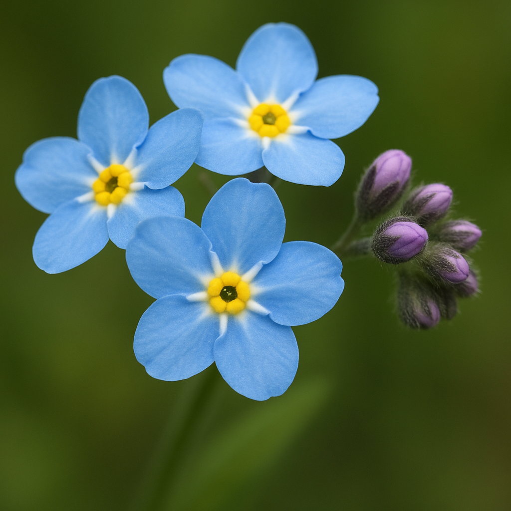 Kwiat Niezapominajka – Myosotis