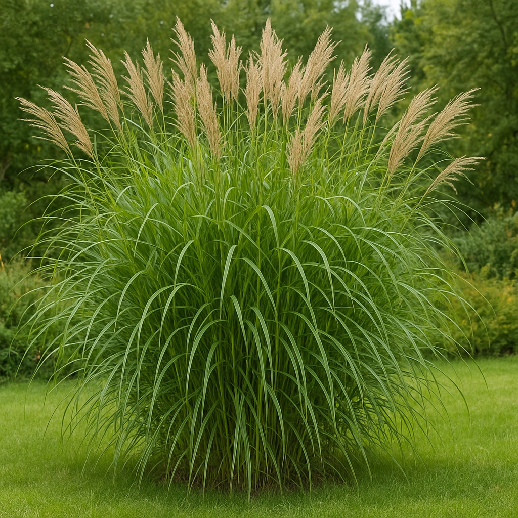Miskant olbrzymi – Miscanthus giganteus – trawa ozdobna