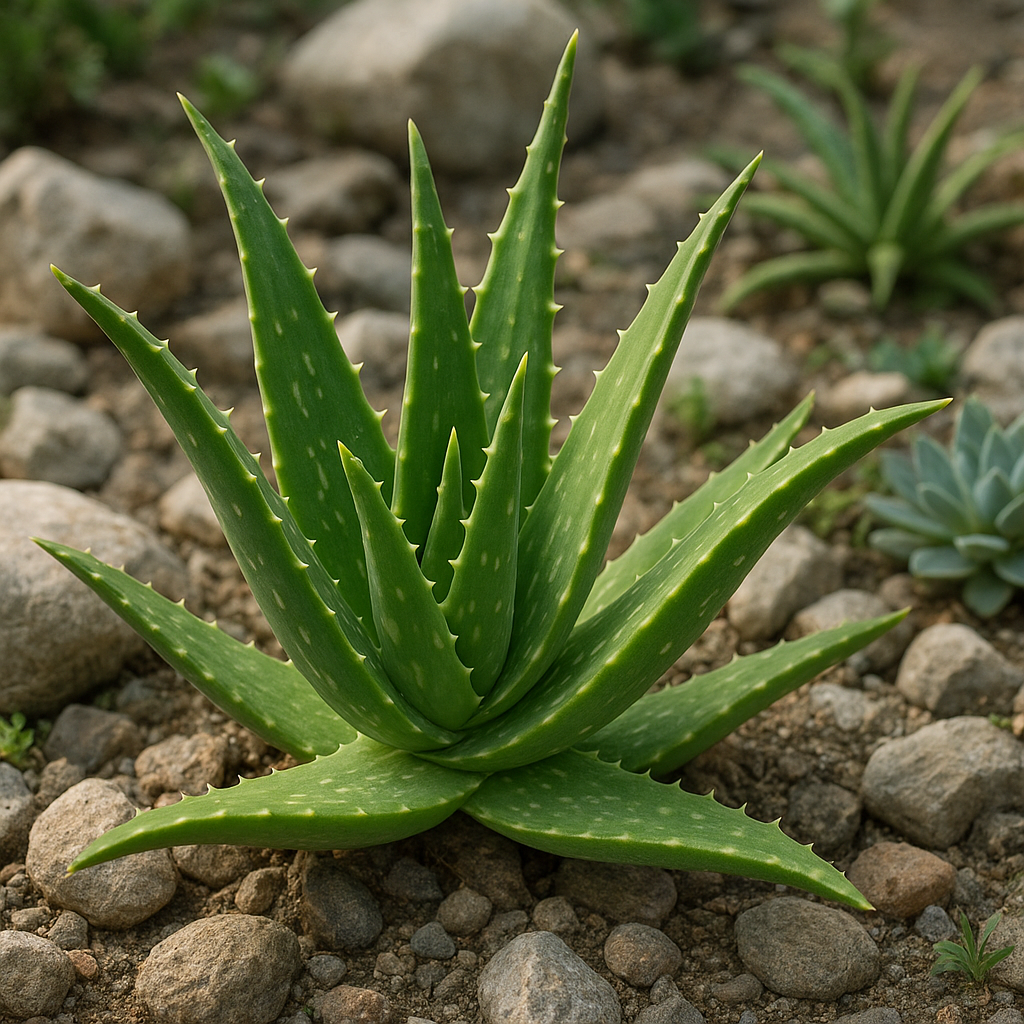 Aloes zwyczajny – Aloe vera – roślina skalna