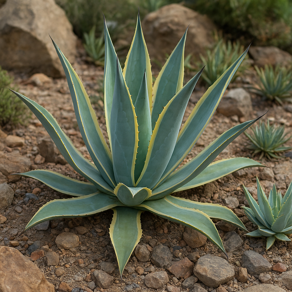 Agawa amerykańska – Agave americana – roślina skalna