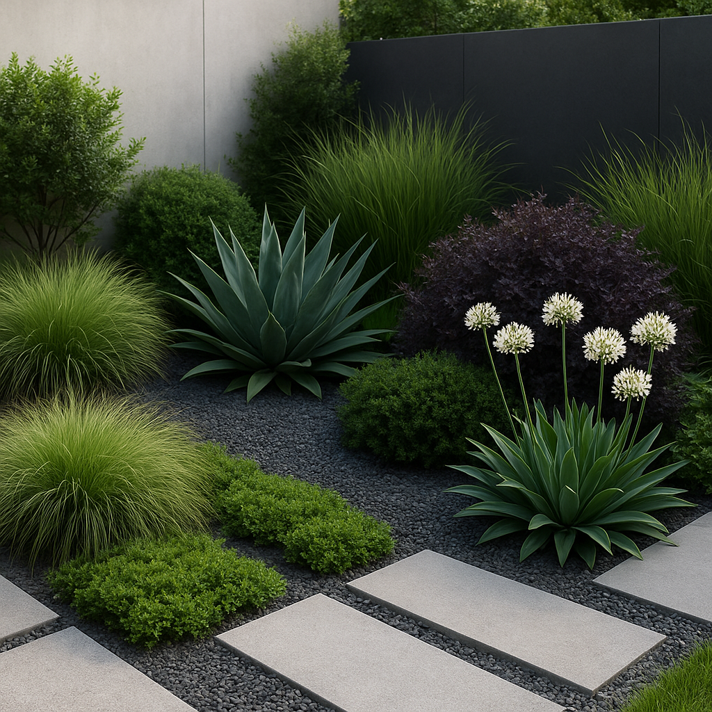 Jakie rośliny do ogrodu najlepiej pasują do stylu nowoczesnego?