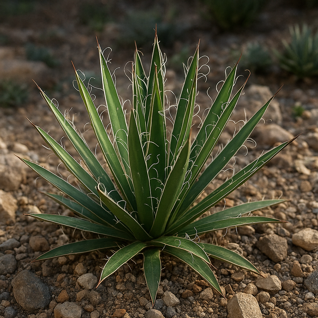 Agawa nitkowata – Agave filifera – roślina skalna