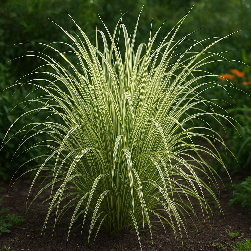 Miskant ‘Morning Light’ – Miscanthus sinensis ‘Morning Light’ – trawa ozdobna
