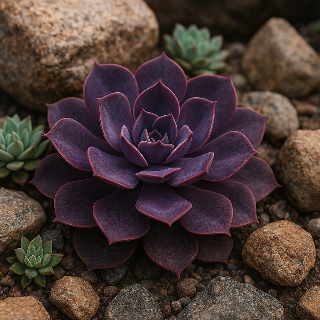 Eszeweria purpurowa – Echeveria purpurea – roślina skalna