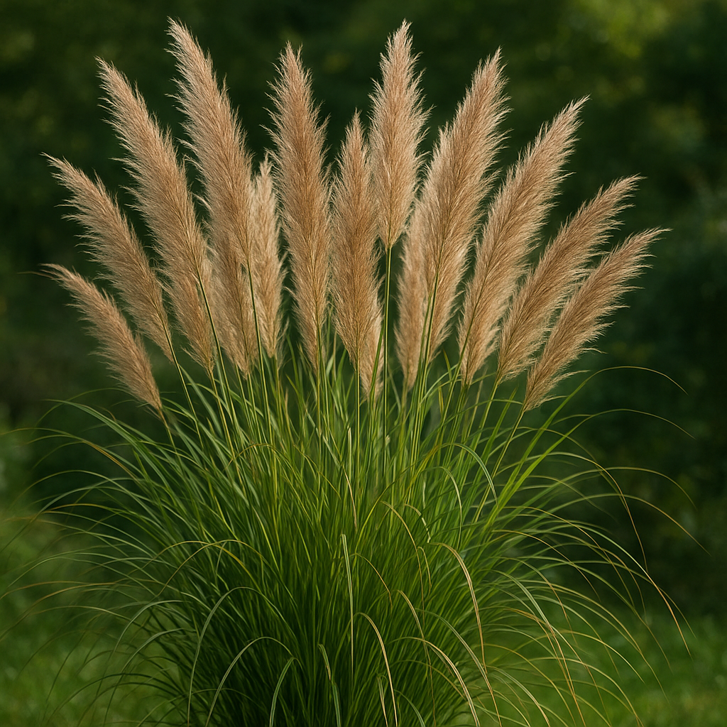 Erianthus ‘Ravenna Grass’ – Erianthus ravennae – trawa ozdobna