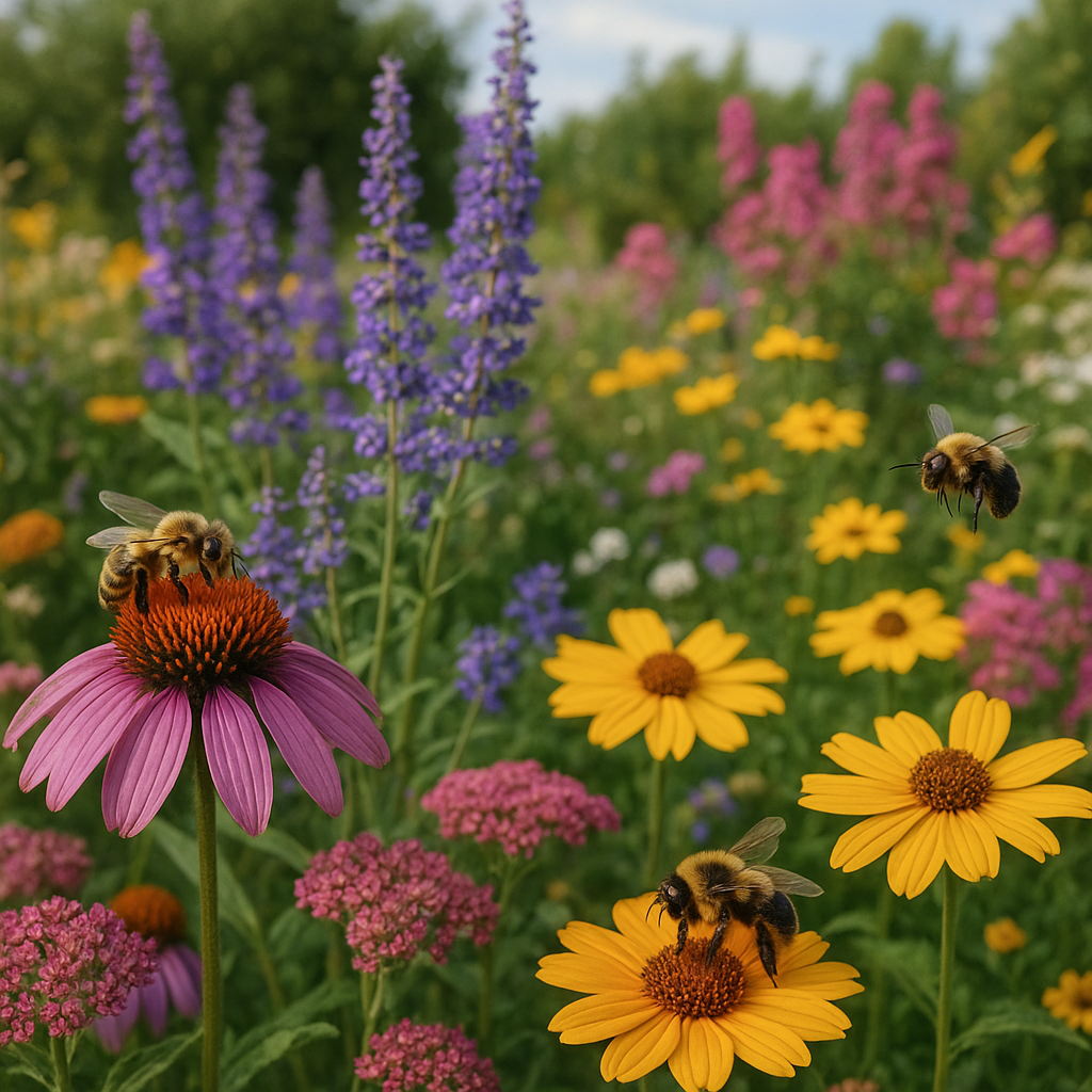 Jakie rośliny do ogrodu przyciągają pszczoły i inne owady zapylające?