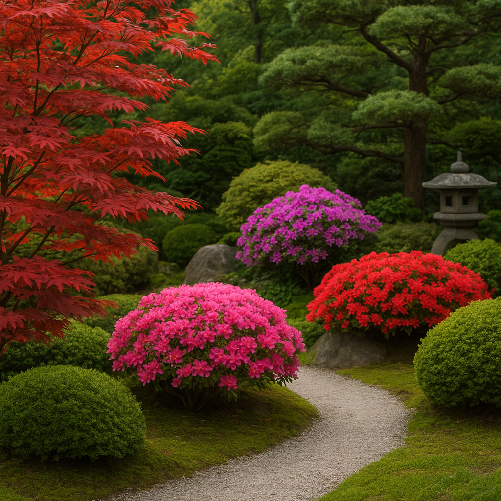 Jakie krzewy ozdobne najlepiej sprawdzą się w ogrodzie japońskim?