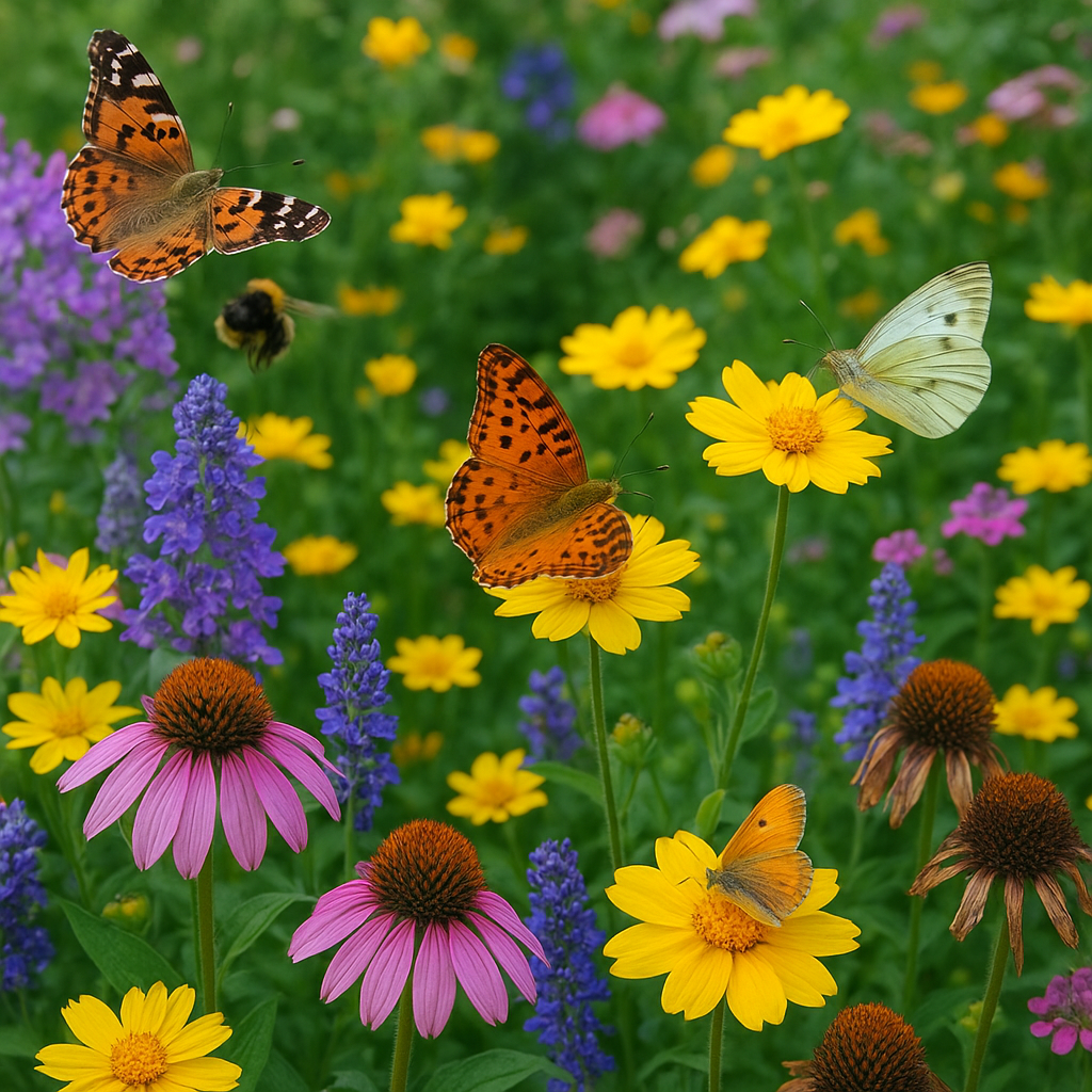 Jakie kwiaty w ogrodzie przyciągają motyle i inne owady?