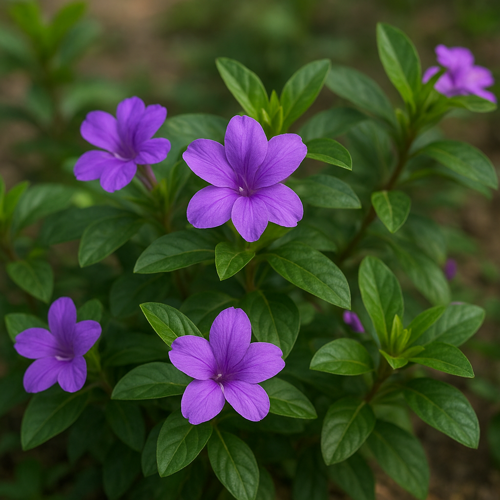 Krzew Barleria purpurowa – Barleria repens