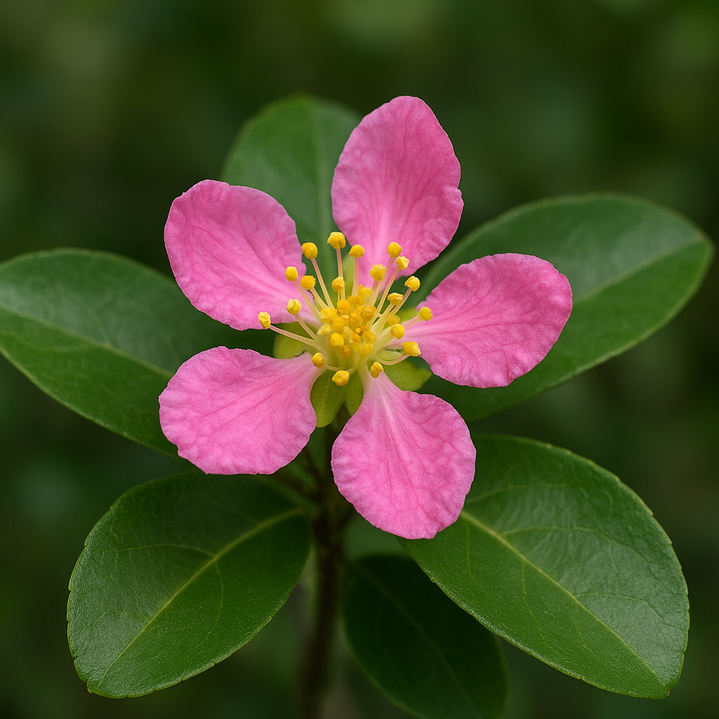 Kwiat Malpighia – Malpighia glabra