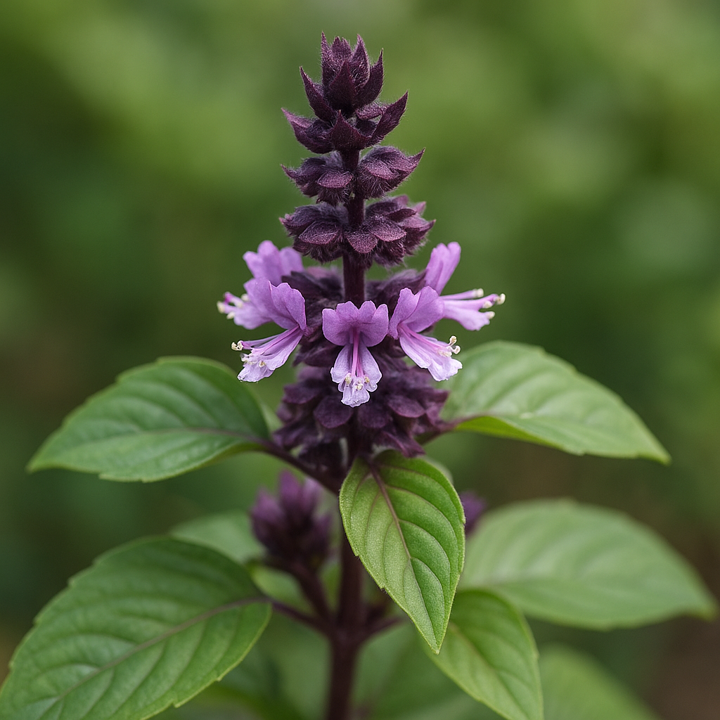 Kwiat Ocimum (bazylia ozdobna) – Ocimum basilicum