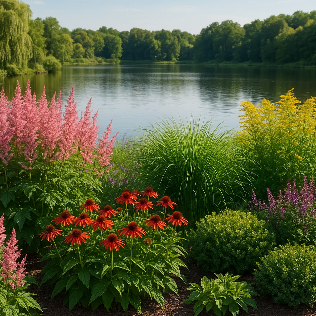Jakie rośliny ozdobne najlepiej rosną w ogrodzie nad jeziorem?