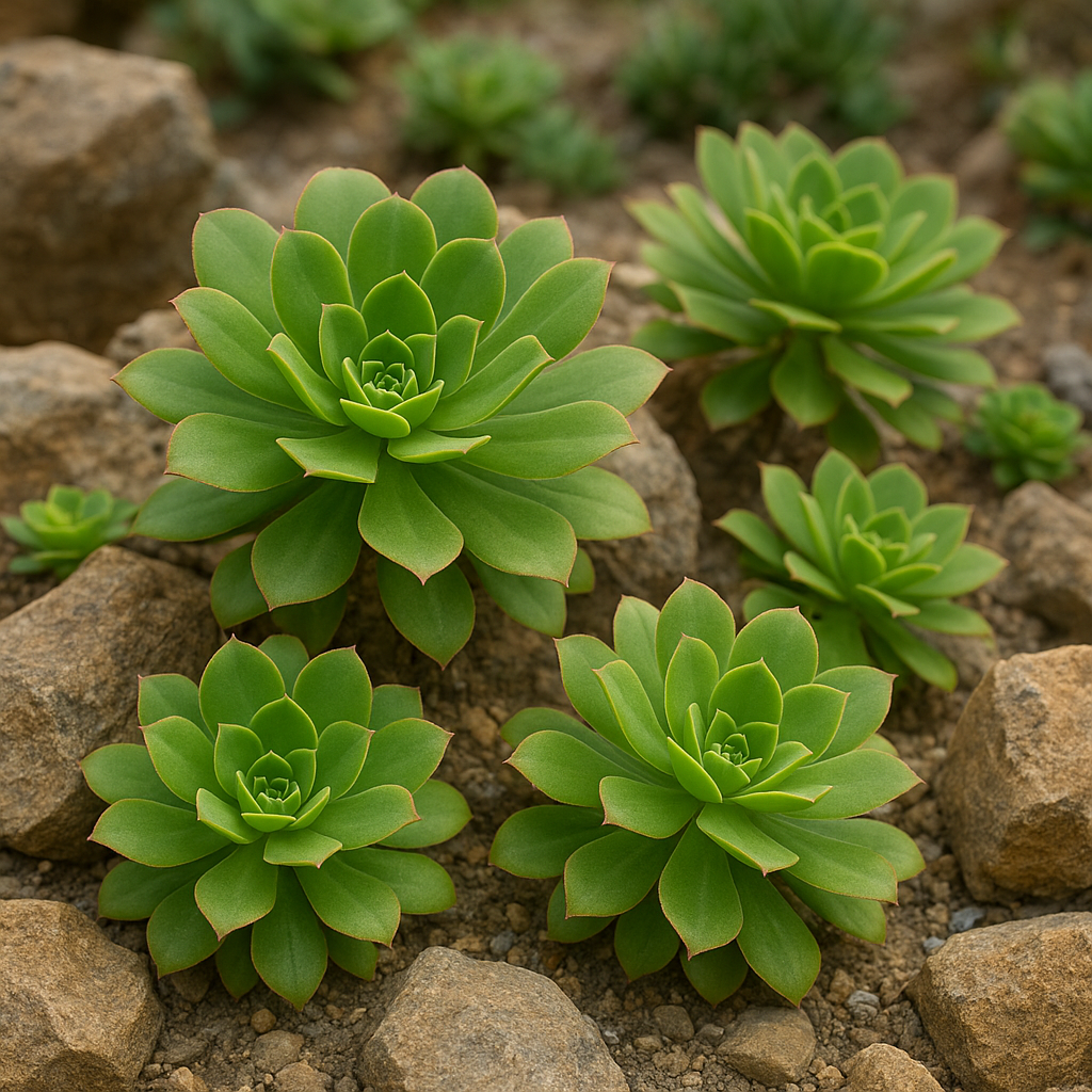 Aeonium lancerottense – roślina skalna