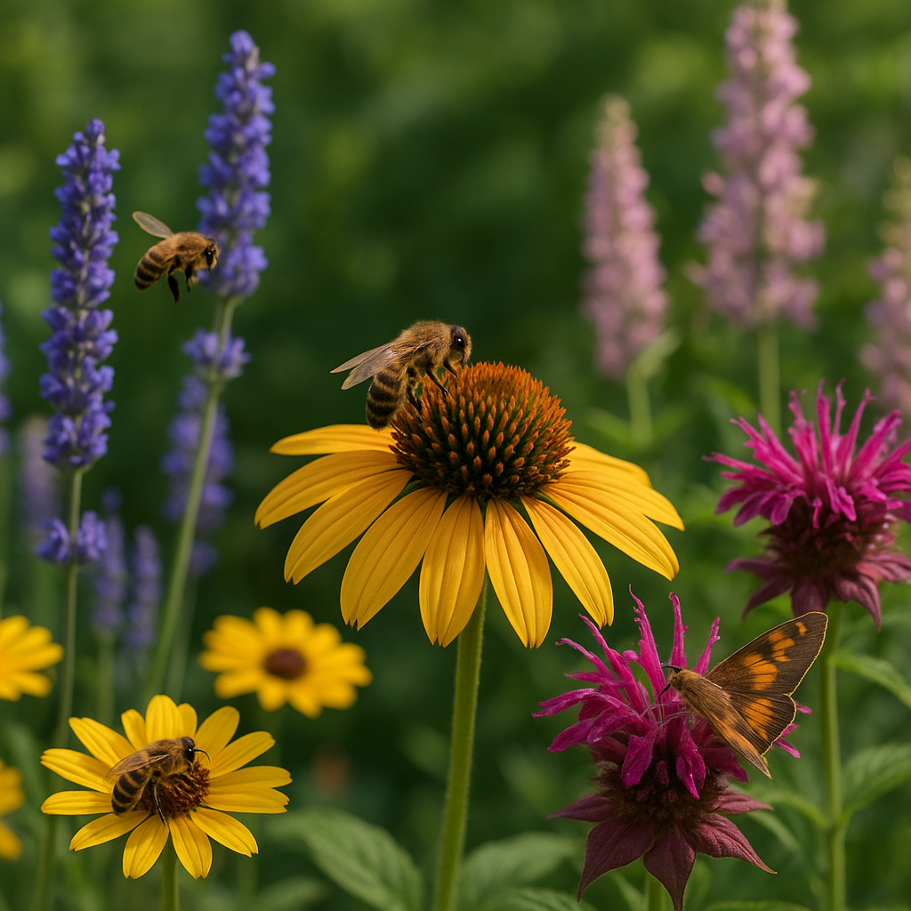 Jakie rośliny przyciągają owady zapylające w ogrodzie?