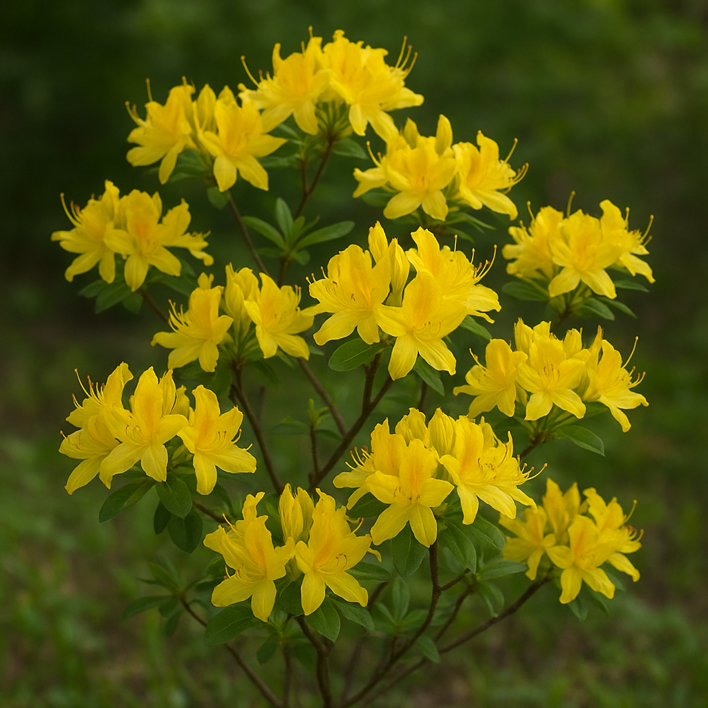 Krzew Azalia pontyjska – Rhododendron luteum