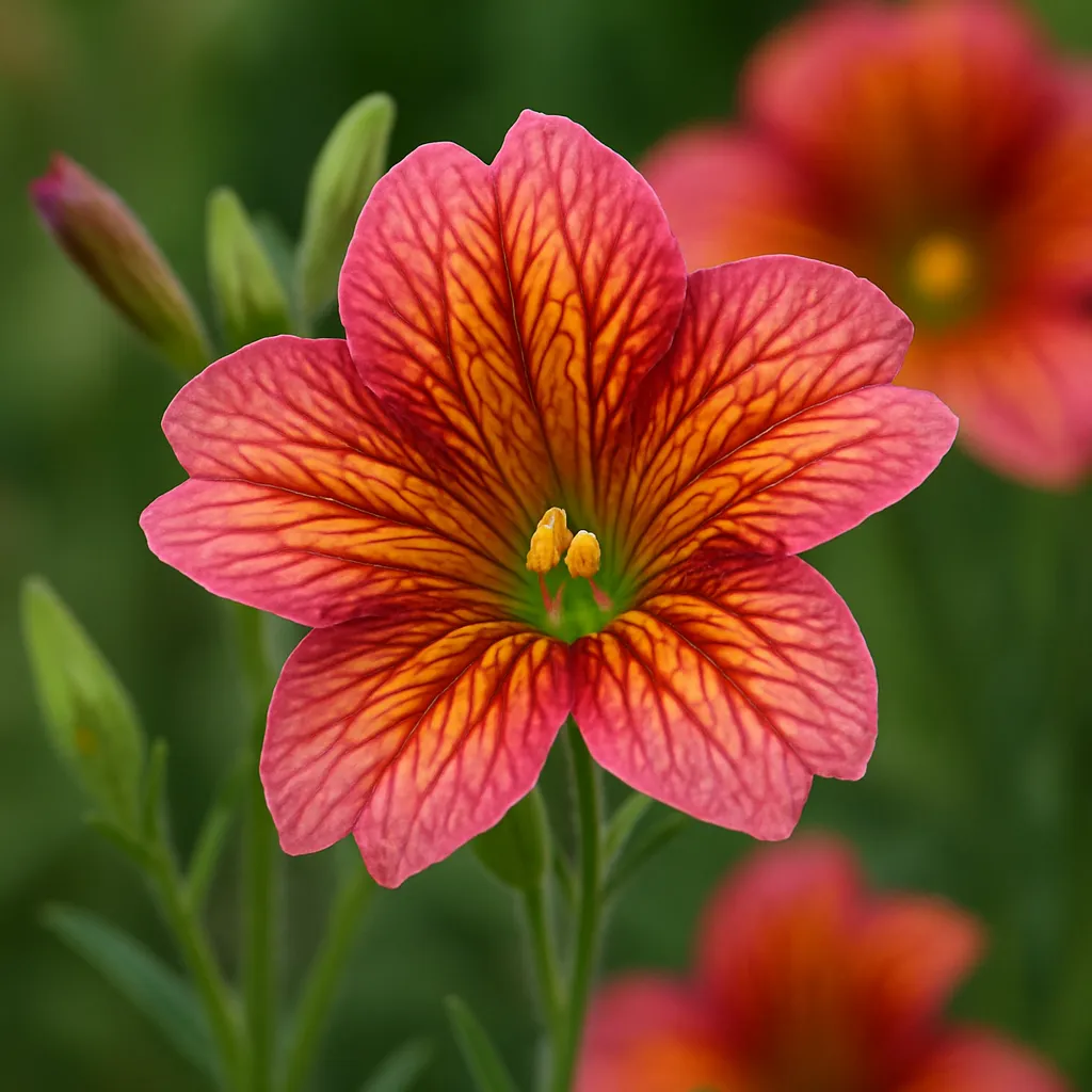 Kwiat Salpiglossis – Salpiglossis sinuata