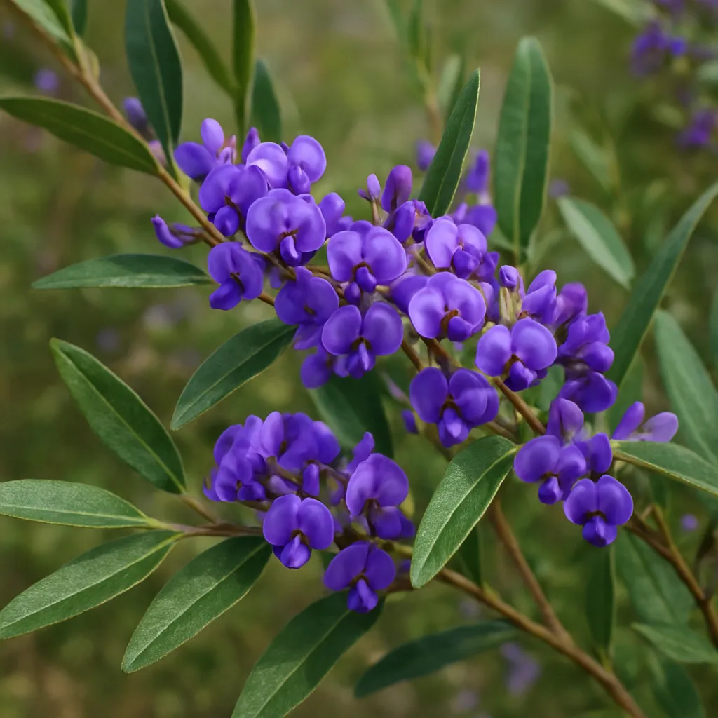 Krzew Hovea – Hovea elliptica