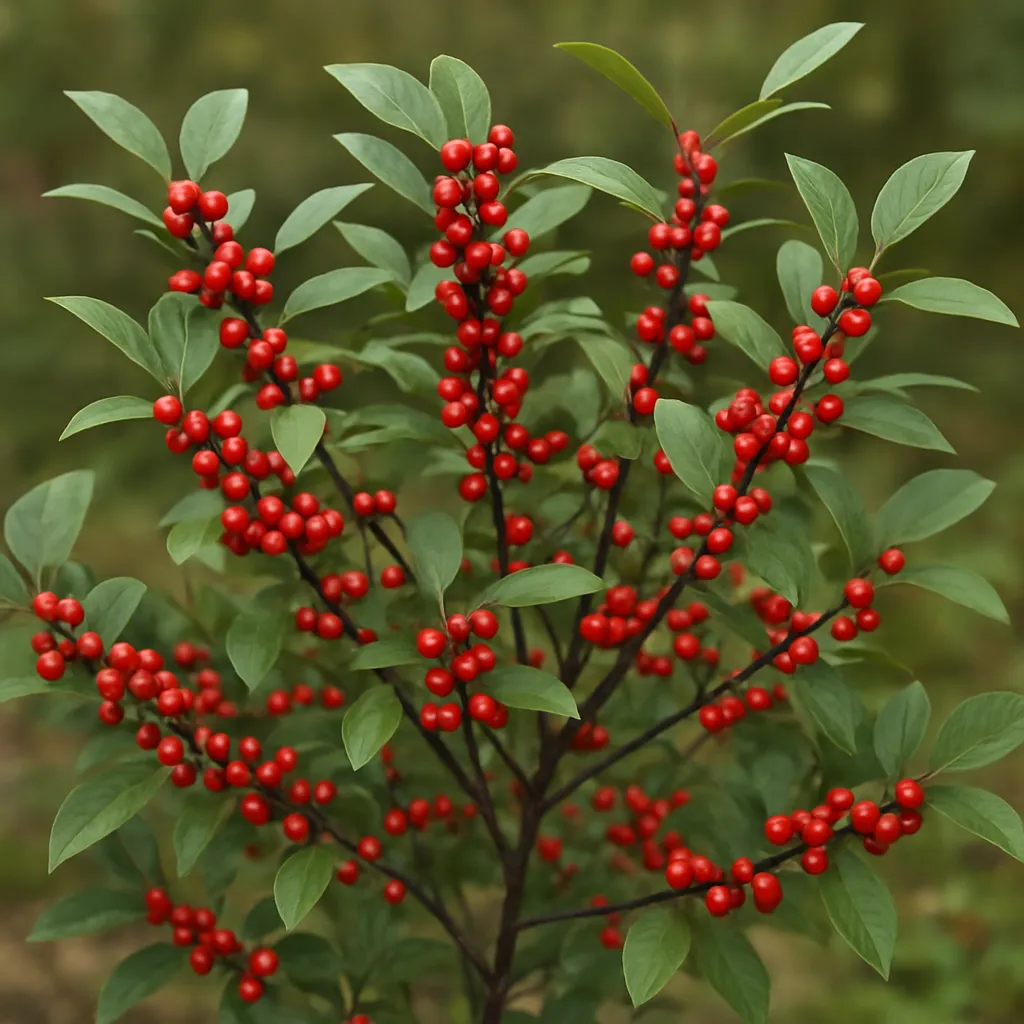 Krzew Ilex verticillata – Ilex verticillata