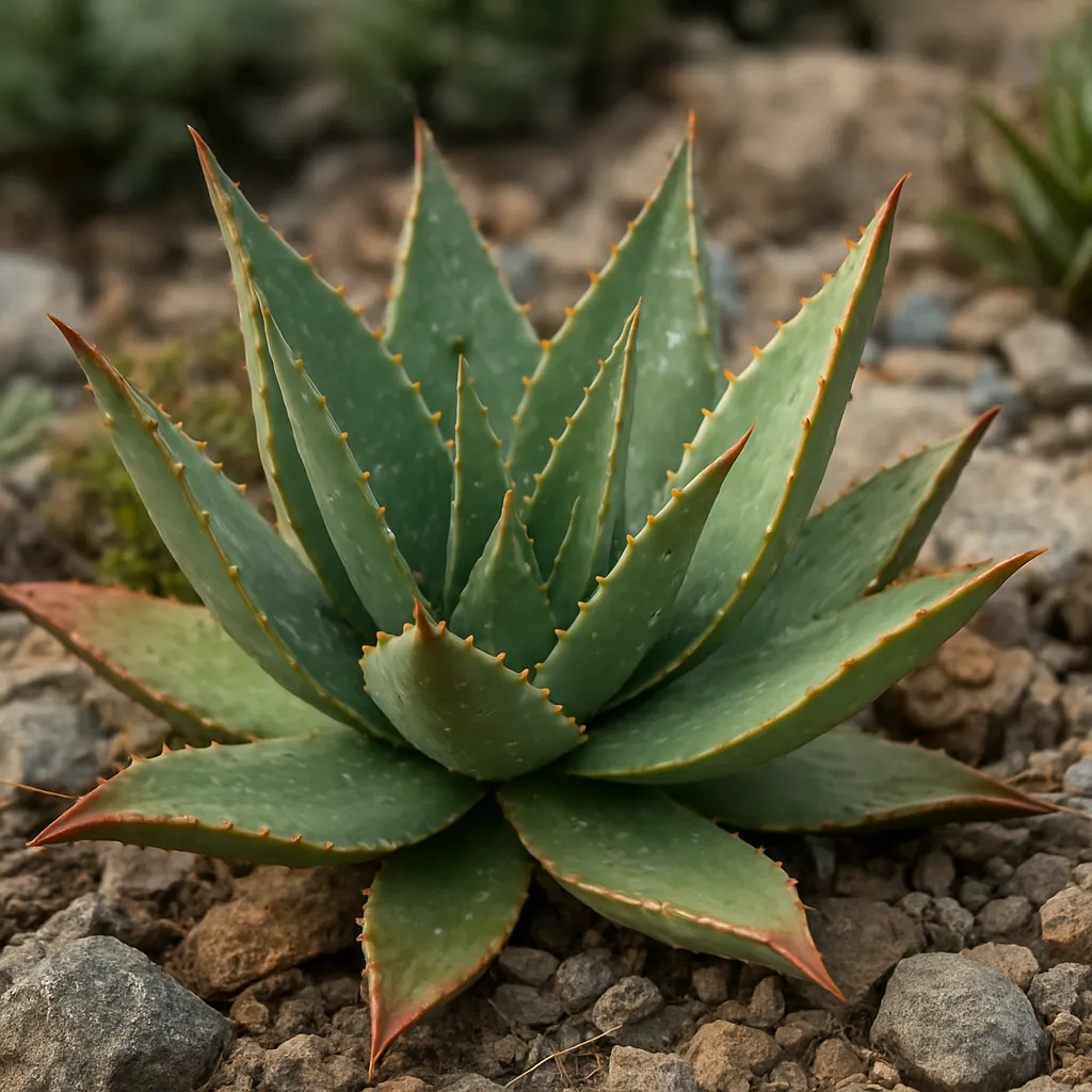 Aloes rastro – Aloe x delaetii – roślina skalna