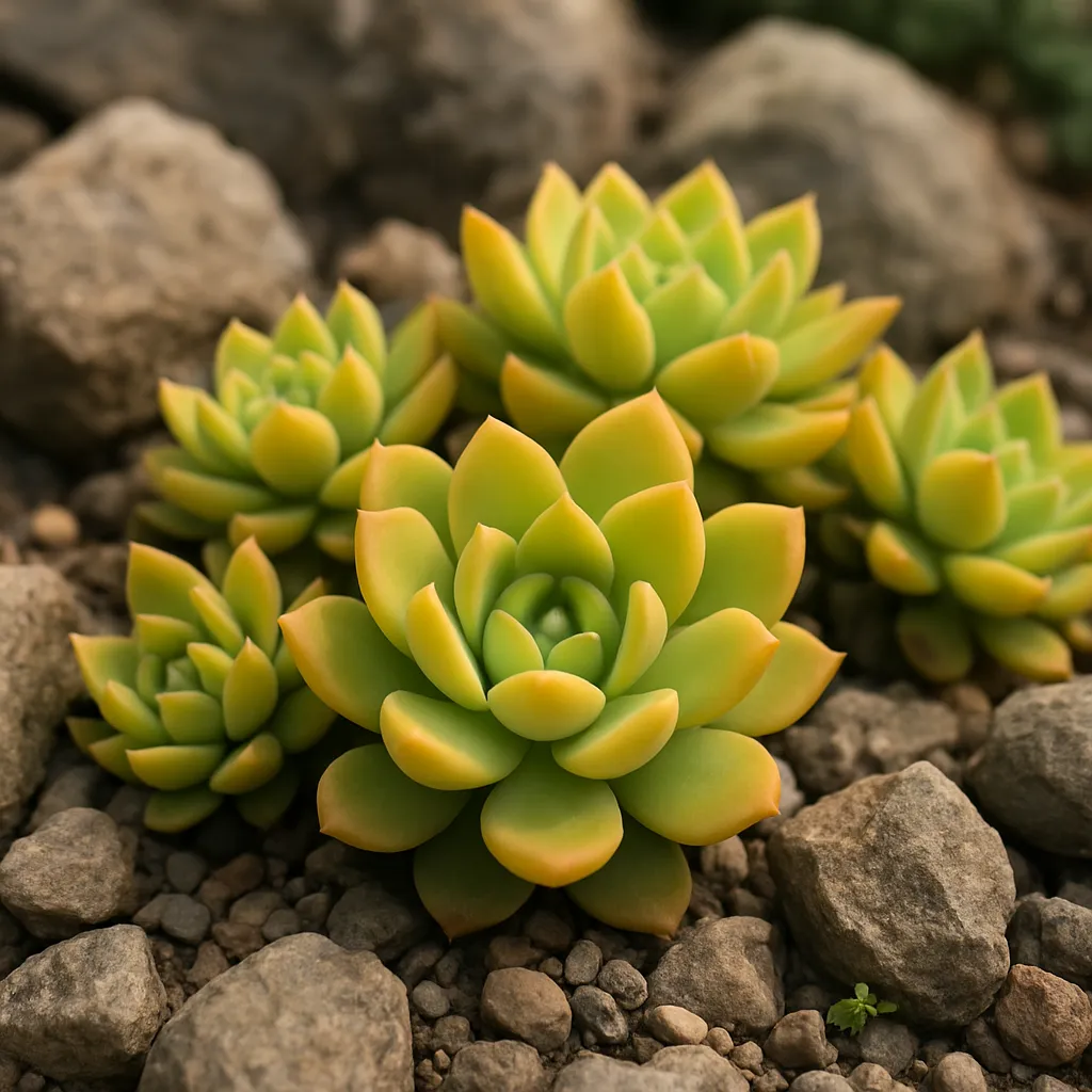 Echeveria lutea – roślina skalna