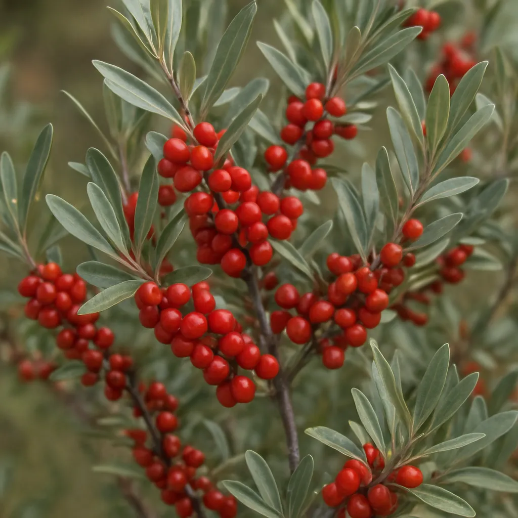 Krzew Shepherdia – Shepherdia argentea