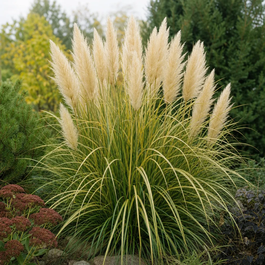 Cortaderia selloana ‘Gold Band’ – Cortaderia selloana ‘Gold Band’