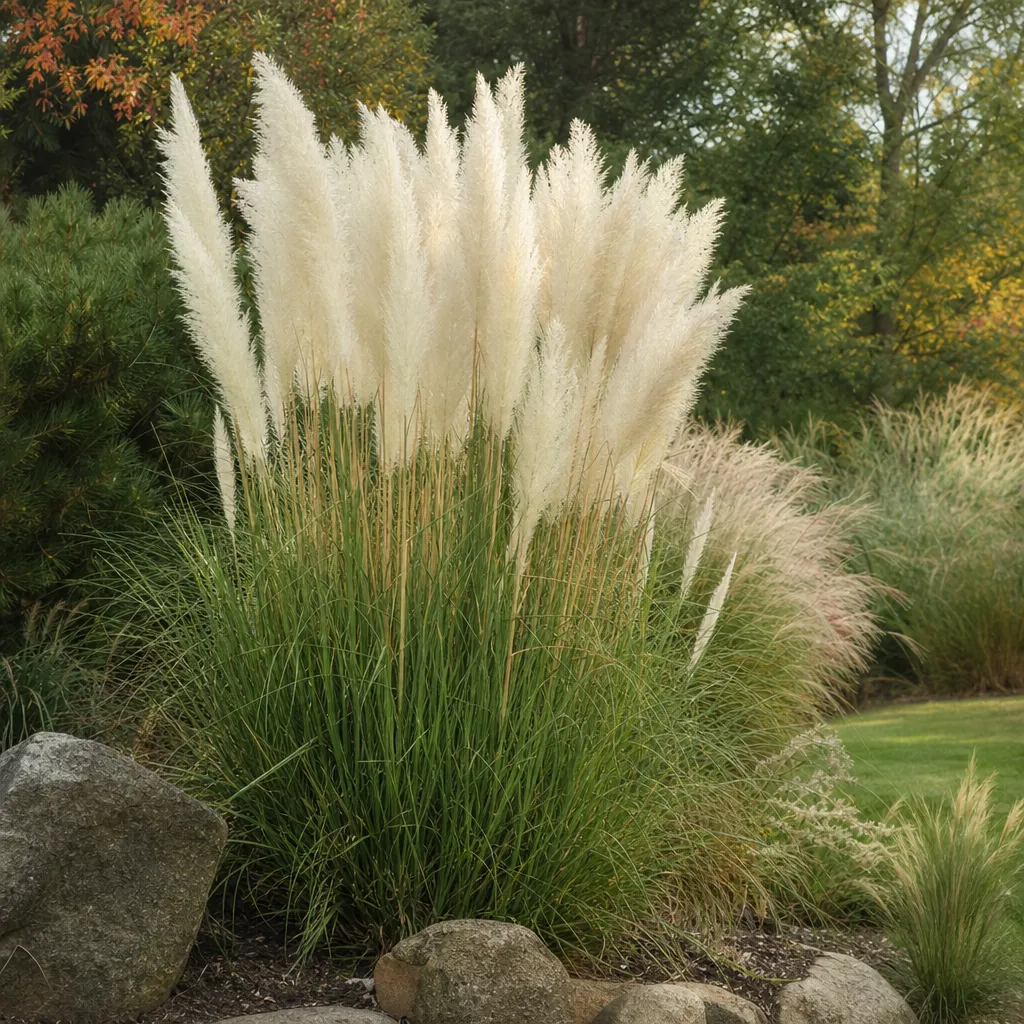 Cortaderia selloana ‘Monvin’ – Cortaderia selloana ‘Monvin’ – trawa ozdobna