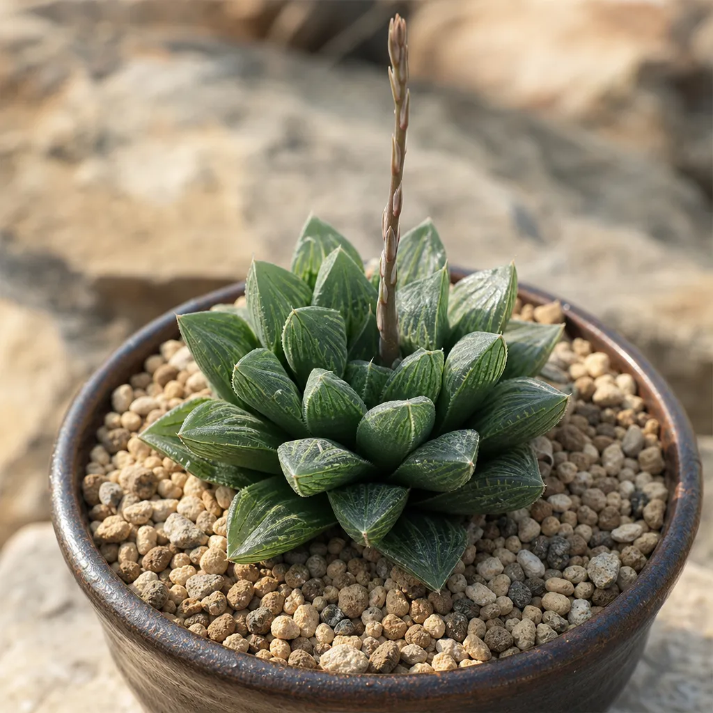 Haworthia bayeri – roślina skalna