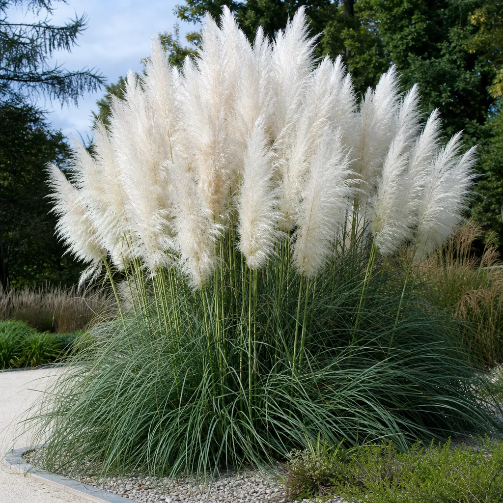 Cortaderia selloana ‘Patagonia White’ – Cortaderia selloana ‘Patagonia White’ – trawa ozdobna