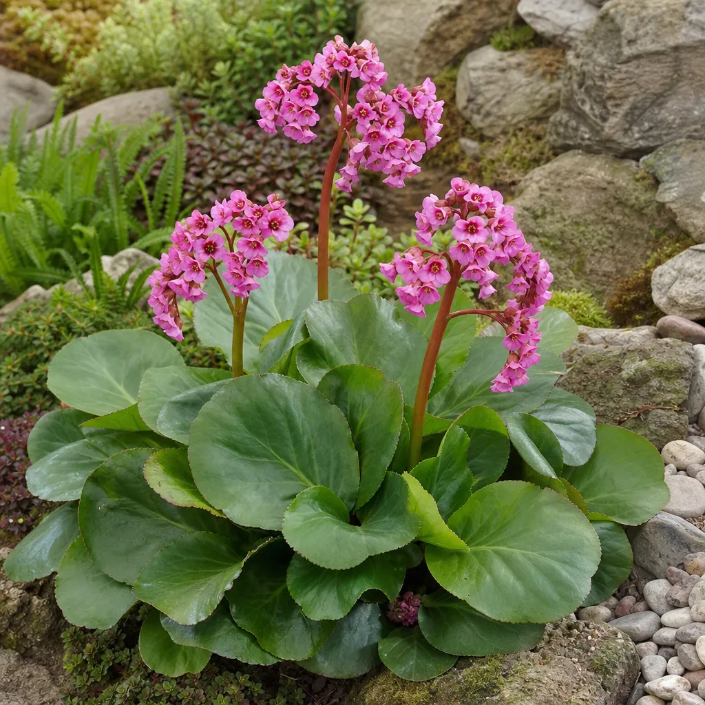 Bergenia sercolistna – Bergenia cordifolia