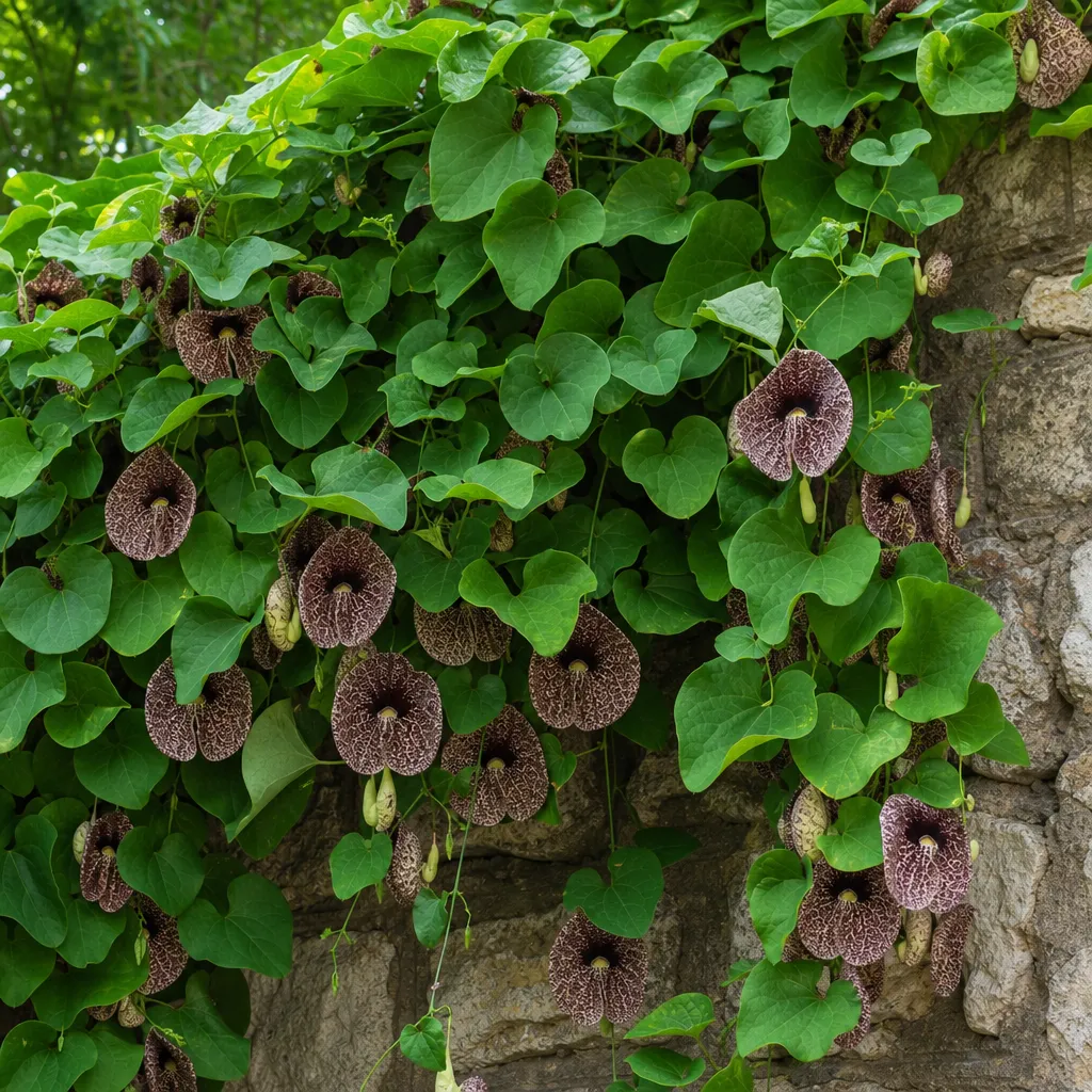 Kokornak wielkolistny – Aristolochia macrophylla