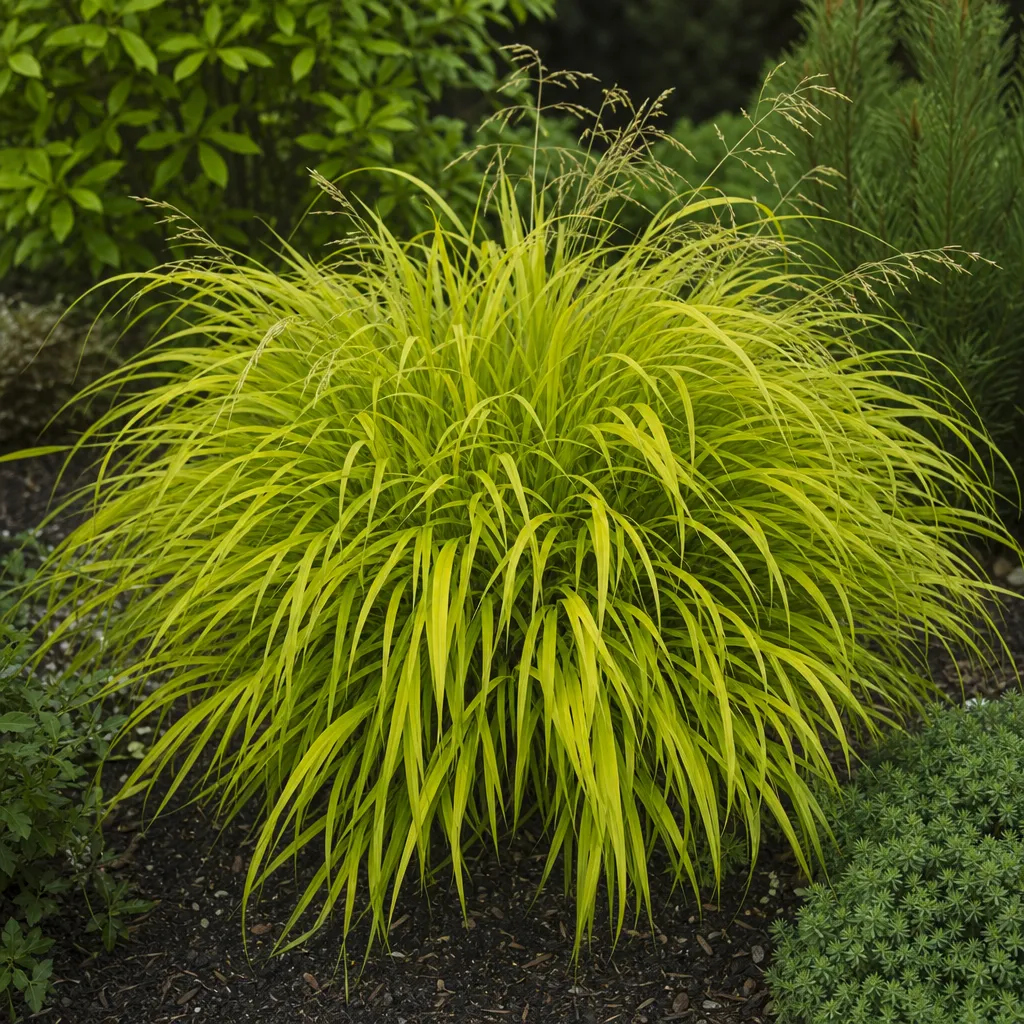 Hakonechloa ‘Sunflare’ – Hakonechloa macra ‘Sunflare’ – trawa ozdobna