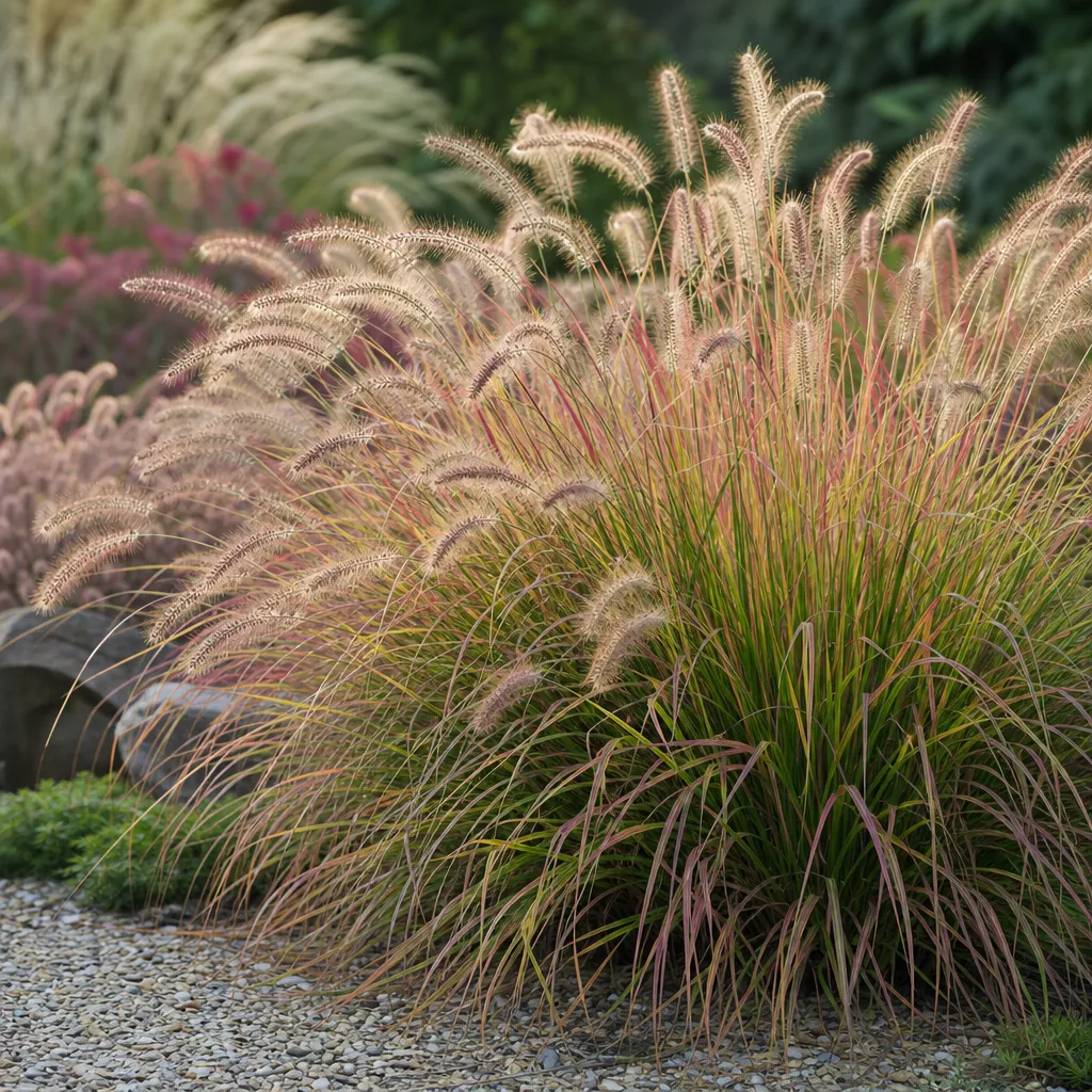 Rozplenica japońska ‘Ginger Love’ – Pennisetum alopecuroides ‘Ginger Love’ – trawa ozdobna