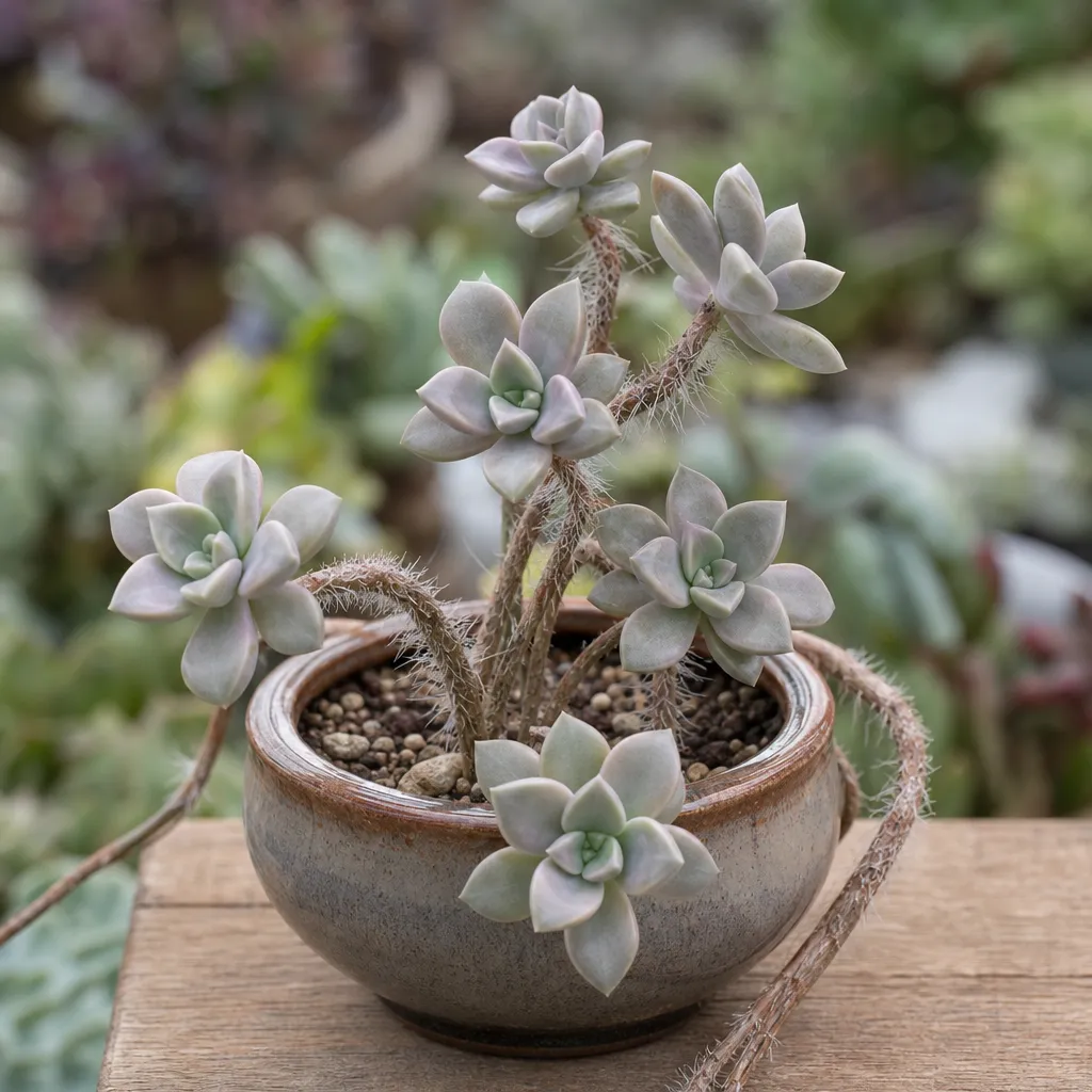 Graptopetalum filiferum – roślina skalna
