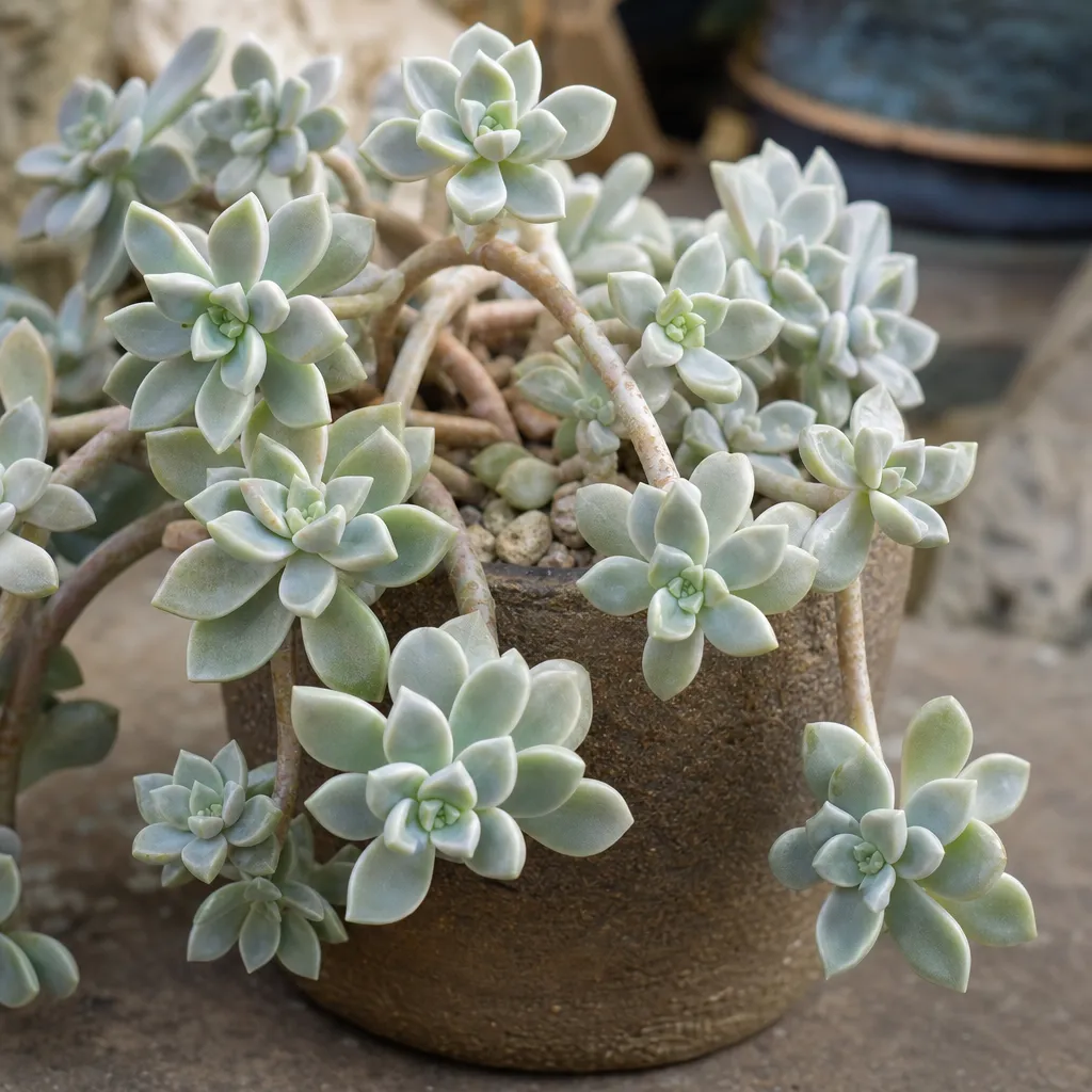 Graptopetalum saxifragoides – roślina skalna