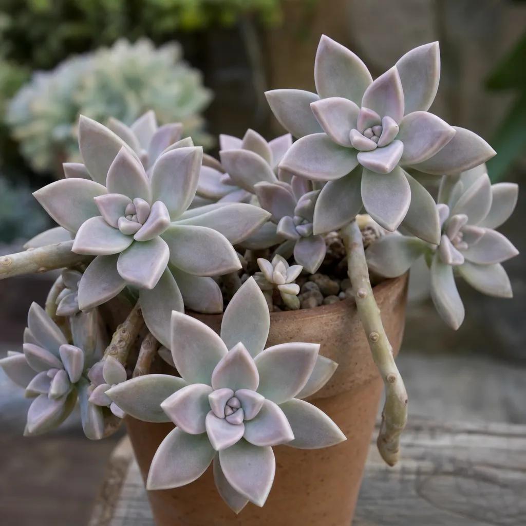 Graptopetalum mendozae – roślina skalna