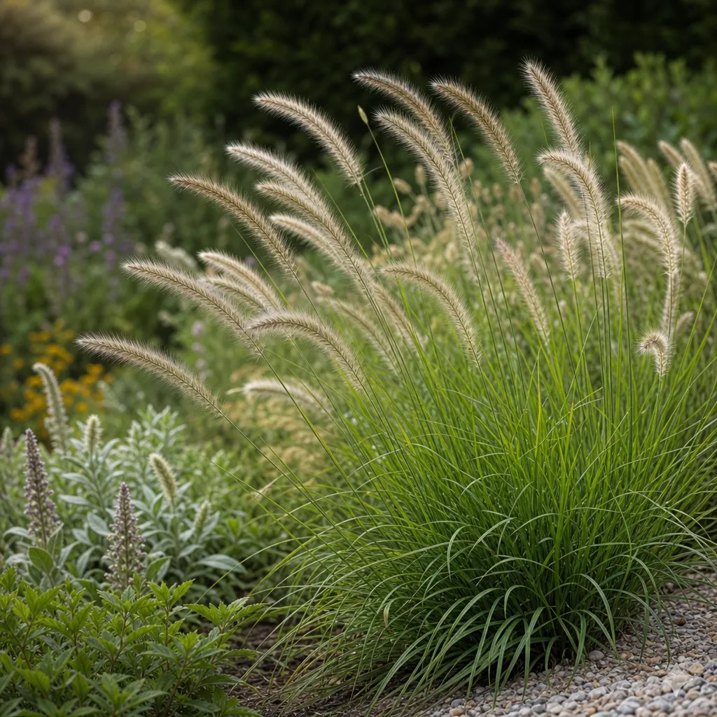 Rozplenica perlista – Pennisetum glaucum ‘Tall Tails’ – trawa ozdobna