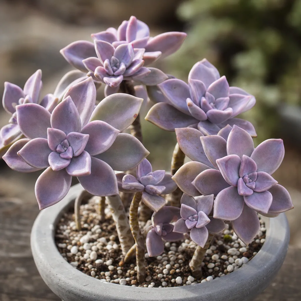 Graptopetalum 'Purple Haze’ – roślina skalna